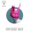 Papercraft 3D NEW RABBIT MASK halloween pepakura carnival Low Poly