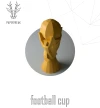Papercraft 3D Football Cup Template DIY Paper Trophy Low Poly Pepakura Pattern