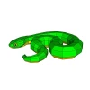 Snake Papercraft Template - Low Poly, Pepakura PDF, DIY Handmade, Home Decoration, Creative Gifts