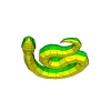 Snake Papercraft Template - Low Poly, Pepakura PDF, DIY Handmade, Home Decoration, Creative Gifts
