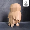 Owl Kawaii Low Poly Papercraft Template Pepakura PDF DIY Handmade