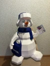 Snowman Papercraft Template - Low Poly, Pepakura PDF, DIY Handmade, Home Decoration, Creative Gifts
