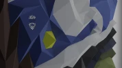 Starry Night 3D Wall Decor Low poly Papercraft, DIY, PDF