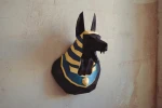 Anubis Papercraft Low Poly Decoration, PDF Template, DIY Paper 3D CumulusCraft