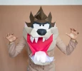 TASMANIAN DEVIL Mask DIY, Looney Tunes Papercraft