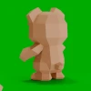 Teddy Bear 3D Digital Template PDF | DIY Papercraft | Ted Movie | Instant Download |