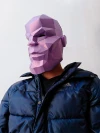 THANOS Mask DIY, Lowpoly Papercraft, Marvel