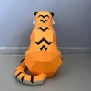 Tiger Papercraft Template - Low Poly, Pepakura PDF, DIY Handmade, Home Decoration, Creative Gifts