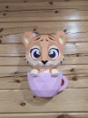 Tiger Cub in Mug Papercraft Template - Low Poly, Pepakura PDF, DIY Handmade, Home Decoration, Creative Gifts