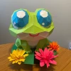 Toad 3D Decor Low poly Papercraft, DIY, PDF