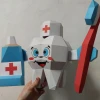 Tooth Papercraft Template - Low Poly, Pepakura PDF, DIY Handmade, Home Decoration, Creative Gifts