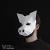 Pig Mask, Papercraft Mask, Pig Paper Mask, Low Poly Papercraft