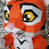 Little Tiger Cub Papercraft Template - Low Poly, Pepakura PDF, DIY Handmade, Home Decoration, Creative Gifts