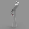 Falcon Papercraft , PDF Template, DIY 3d Model, FanArt, Paper Sculpture, Low Poly, Pepakura, Craft, Manualidad, Arte de Papel