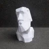 Kiss Me Moai Papercraft Template | Funny 3D Paper Model | DIY Digital Cut File