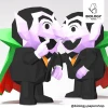 Count Von Count Low Poly Papercraft Template Pepakura PDF DIY Handmade