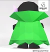 Count Von Count Low Poly Papercraft Template Pepakura PDF DIY Handmade