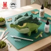 Baby Crocodile Chibi Cute Papercraft Template | Low Poly DIY Paper Craft | Digital PDF Pattern | Adorable Animal Decor | Made by Binhxsn