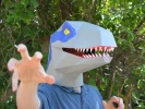 Dinosaur Mask - Velociraptor | Great Dinosaur Birthday Fun! | Halloween Mask | Velociraptor Mask | Dinosaur Birthday | Paper Mask