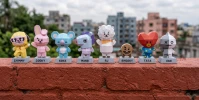 Tata BTS21 - LINE FRIENDS Low Poly Papercraft Templates Gift DIY Decoration BOYKA