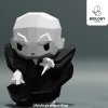 Voldemort Low Poly Papercraft Template Pepakura PDF DIY Handmade