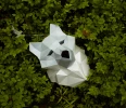 Wolf Totem Low Poly Papercraft, Paper Sculpture, Low Poly PDF Template, DIY Decor & Gift