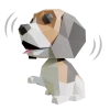Wobble Beagle Papercraft, Lowpoly Papercraft, Fovea - Papercraft - Nonitt