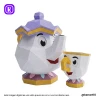 Mrs. Potts and Chip, Beauty and the Beast, Walt Disney Papercraft Low Poly 3d DIY Kenart10