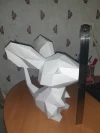 Little Mouse PDF Template, Low Poly, Paper Sculpture, DIY, Pepakura Pattern, Handmade, Papercraft, Lowpoly, Lowpoly Papercraft