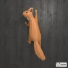 Happy Squirrel Papercraft, DIY Wall Decor, Paper Sculpture, Low Poly Papercraft