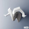 Ram Papercraft, DIY Paper Sculpture, Wall Decor, Low Poly Papercraft