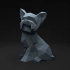Yorkshire Terrier, Yorkie Dog 3D Decor Low poly Papercraft, DIY, PDF