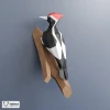 Woodpecker Papercraft, DIY Wall Decor, Low Poly Papercraft