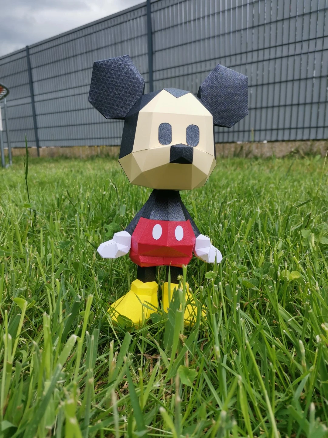 Mickey Mouse Chibi Papercraft, Lowpoly Papercraft, Fovea - Papercraft - Nonitt