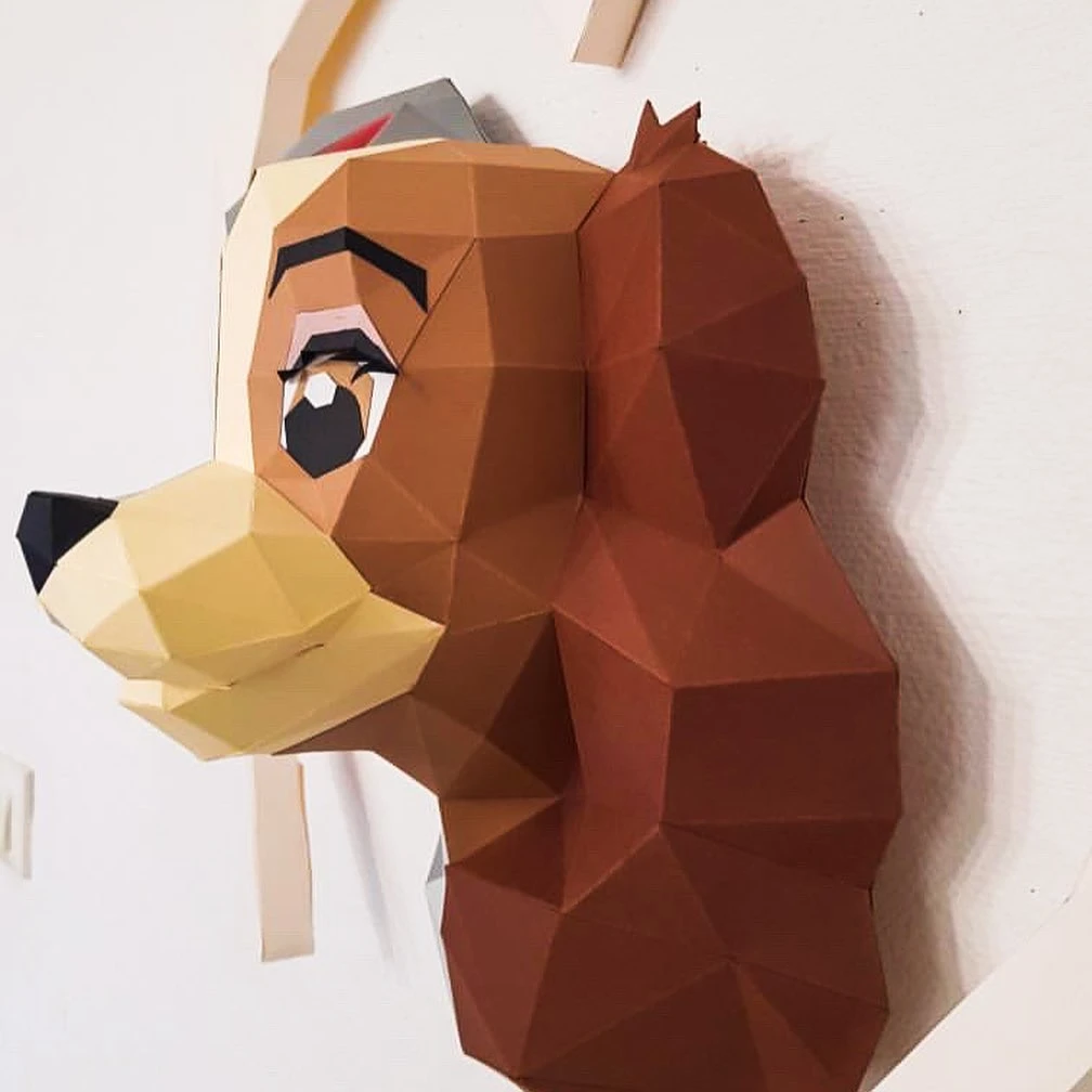 Lady and the Tramp *Plantilla Papercraft PDF - PDF Papercraft Template*