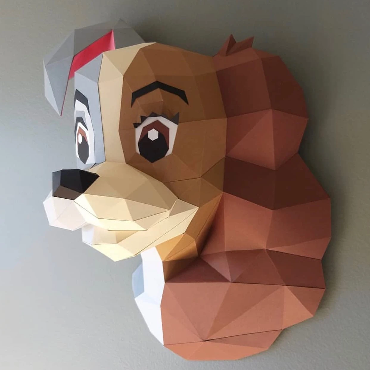 Lady and the Tramp *Plantilla Papercraft PDF - PDF Papercraft Template*