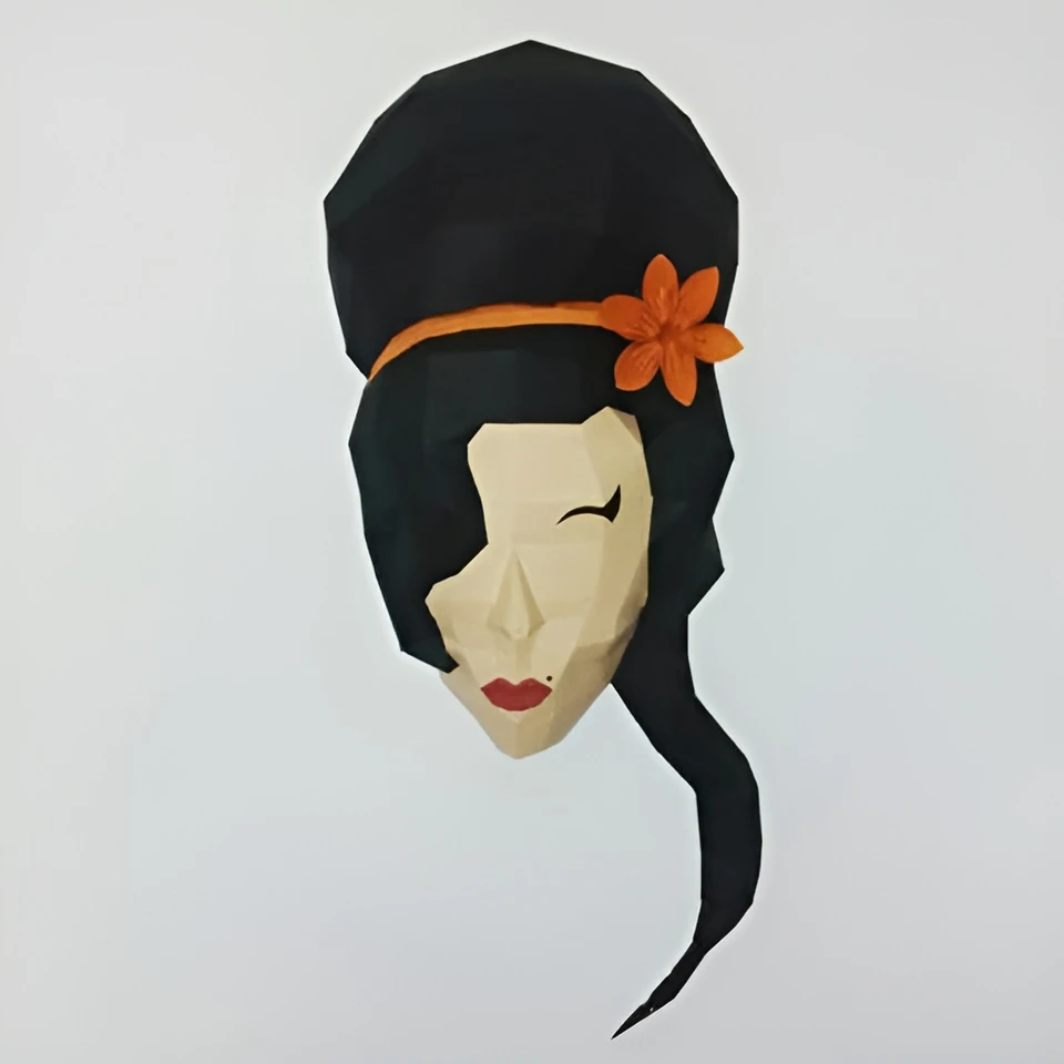 Amy Winehouse *Plantilla Papercraft PDF - PDF Papercraft Template*