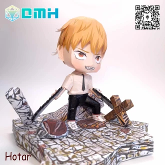 [Chainsaw Man] Denji Chibi Papercraft