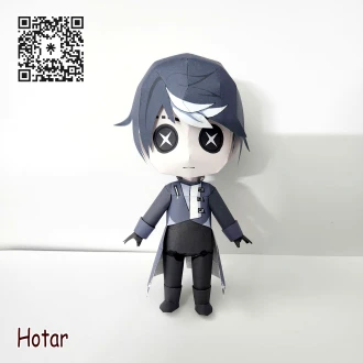 [Identity V] Noir (Seer) chibi papercraft