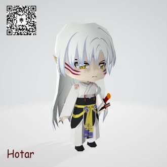 [InuYasha] Sesshomaru Chibi Papercraft