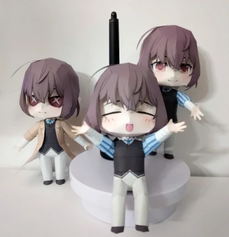 [Bungo Stray Dogs] Dazai Osamu papercraft