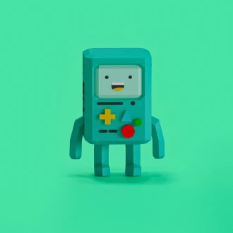 BMO 3D Digital Template PDF | DIY Papercraft | Adventure Time | Instant Download |