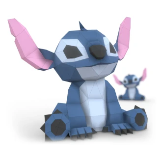 Stitch (626) | Lilo & Stitch PDF Template, Low Poly, Paper Sculpture, DIY, Pepakura Pattern, Handmade, Papercraft, Lowpoly, Lowpoly Papercraft, HBPAPERstuff