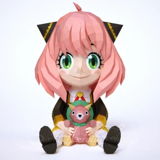 Papercraft Templates Anya Forger SPY x FAMILY PDF