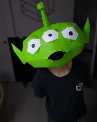 ALIEN Mask DIY, Toy Story Papercraft, Disney