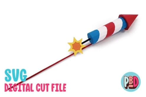 Bottle Rocket 3D Decoration