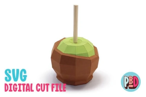 Candy Apple Papercraft
