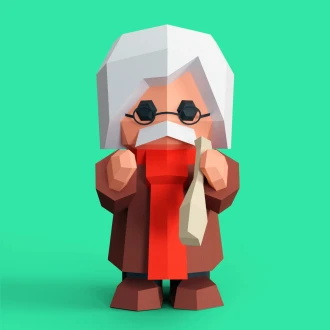 Doctor Chapatin 3D Digital Template PDF | DIY Papercraft | El Chavo | Instant Download |