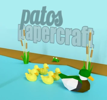 3D Low Poly Ducks DIY | Printable Papercraft | Unique Geometric Decoration | Original Gift | Relaxing Craft | PDF model