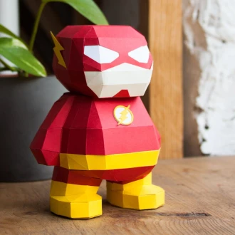 Flash, Papercraft Superheros Doll, Diy Pdf templates, Digital files. Files for Cricut